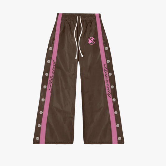 Brown & Pink Blurred University Pants